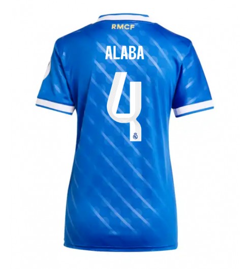 Real Madrid David Alaba #4 Alternativní Dres pro Dámské 2025-26 Krátký Rukáv Real Madrid David Alaba #4 Alternativní Dres pro Dámské 2025-26 Krátký Rukáv